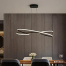 Modern black & white decorbites led chandelier dining room light