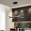 Modern black & white decorbites led chandelier dining room light