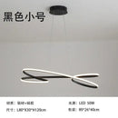 Modern black & white decorbites led chandelier dining room light