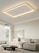 Modern minimalist white rectangular decorbites led chandelier bedroom