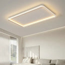 Modern minimalist white rectangular decorbites led chandelier bedroom