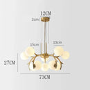 DecorBites™ LED Chandelier Pendant Lamp for Living Room Bedroom Dining Room Lighting