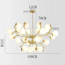 DecorBites™ LED Chandelier Pendant Lamp for Living Room Bedroom Dining Room Lighting