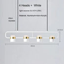 Modern black & copper led chandelier dining room pendant light