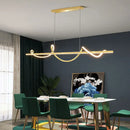 DecorBites™ LED Chandelier Pendant Light Modern Minimalist 120cm Ceiling Mounted Lighting