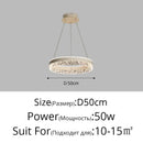 DecorBites™ LED Chandelier Pendant Light with Remote Control for Home Decor