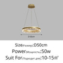 DecorBites™ LED Chandelier Pendant Light with Remote Control for Home Decor