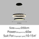 DecorBites™ LED Chandelier Pendant Light with Remote Control for Home Decor