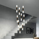 DecorBites™ LED Chandelier Stairway Lamp Dining Table Kitchen Lighting Acrylic Chandelier