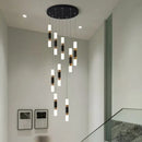 DecorBites™ LED Chandelier Stairway Lamp Dining Table Kitchen Lighting Acrylic Chandelier
