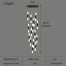 DecorBites™ LED Chandelier Stairway Lamp Dining Table Kitchen Lighting Acrylic Chandelier
