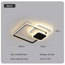 DecorBites™ LED Chandelier with Remote for Living Room, Bedroom - Modern White Ceiling Lamp