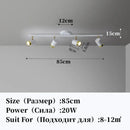 DecorBites™ LED Chandelier with Spotlights for Living Room Bedroom Ceiling Decor