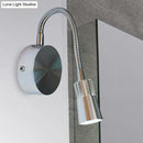 DecorBites™ LED Corridor Reading Wall Light with Mini Metal Shade - Warm/White Lighting Sconce Lamp in Chrome