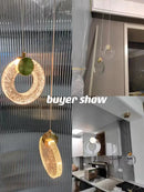 DecorBites™ LED Crystal Pendant Light for Bedroom and Bathroom