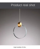 DecorBites™ LED Crystal Pendant Light for Bedroom and Bathroom