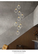 DecorBites™ LED Crystal Pendant Light for Bedroom and Bathroom