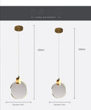 DecorBites™ LED Crystal Pendant Light for Bedroom and Bathroom