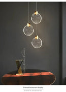 DecorBites™ LED Crystal Pendant Light for Bedroom and Bathroom