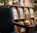 DecorBites™ LED crystal table lamp Plastic Rechargeable touch night lamp Bedroom Bedside table lamp Restaurant decorative lamp