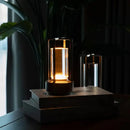 DecorBites™ LED crystal table lamp Plastic Rechargeable touch night lamp Bedroom Bedside table lamp Restaurant decorative lamp