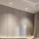 Modern gray led frameless recessed downlight for living room