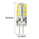 DecorBites™ LED G4 3W Bulb 24 SMD 2835 AC DC 12V 220V Spotlight 2Y Warranty