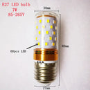 7w aluminum e14 85-265v bulbs warm & cold white dining room light