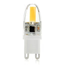 Warm white glass led g9 bulbs 5pcs set dining room lighting solution