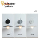Minimalist matte gray & black led g9 wall lamp bedroom sconce