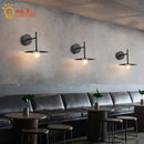Minimalist matte gray & black led g9 wall lamp bedroom sconce