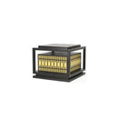DecorBites™ LED Garden Light: Modern Galvanized Street Lamp for Outdoor Landscapes