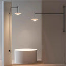 Minimalist black decorbites led glass wall lamp living room sconce