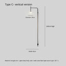 Minimalist black decorbites led glass wall lamp living room sconce