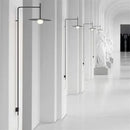 Minimalist black decorbites led glass wall lamp living room sconce
