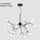 DecorBites™ LED Glass Ball Branch Chandelier | Modern Firefly Art Decor Lighting