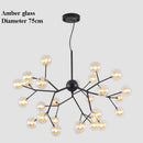 DecorBites™ LED Glass Ball Branch Chandelier | Modern Firefly Art Decor Lighting