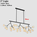 DecorBites™ LED Glass Ball Branch Chandelier | Modern Firefly Art Decor Lighting