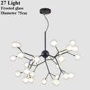 DecorBites™ LED Glass Ball Branch Chandelier | Modern Firefly Art Decor Lighting