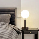 Modern black led glass ball table lamp bedroom light