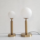 Modern black led glass ball table lamp bedroom light