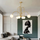 DecorBites™ LED Glass Ball Ceiling Chandelier for Home Decor Lighting