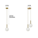 DecorBites™ LED Glass Ball Chandelier for Home Dining Hotel Decor