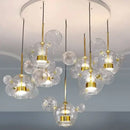 DecorBites™ LED Glass Ball Chandelier Pendant Lights for Living & Dining Room