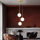 DecorBites™ LED Glass Ball Chandelier: Stylish Lighting for Home, Hotel, and Indoor Spaces