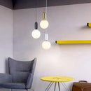 Modern led glass ball pendant lights for dining room kitchen