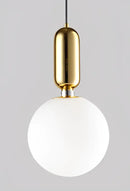Modern led glass ball pendant lights for dining room kitchen