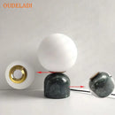 DecorBites™ LED Glass Ball Table Lamp for Home Decor & Bedroom, Study, Living Room Lighting