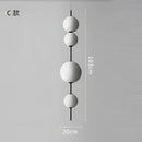DecorBites™ LED Glass Beads Pendant Chandelier - Elegant Hanging Lighting Fixture