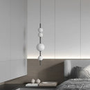 DecorBites™ LED Glass Beads Pendant Chandelier, Round Ball Hanging Light Fixture